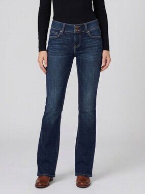 PAIGE Premium Denim "Hidden Hills" High Rise Boot Cut Blue Jeans Size 26